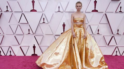Carey Mulligan, nominada a Mejor actriz por «Una joven prometedora». Lleva un Valentino alta costura