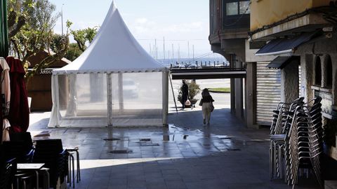 La hostelería en A Pobra lleva cerrada desde el 8 de abril y podría reabrir este fin de semana