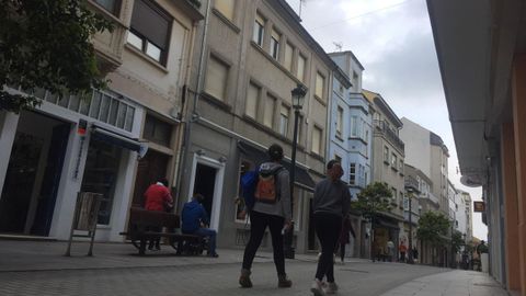 El piso legado está en plena calle peatonal