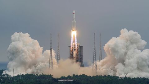 China ha completado con xito el lanzamiento de un mdulo clave para su estacin espacial