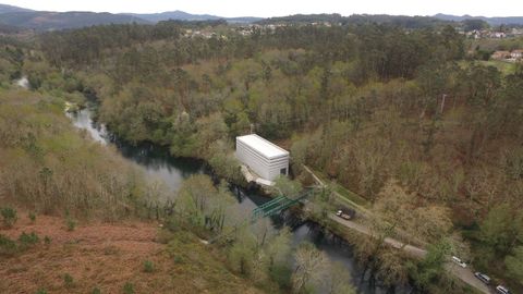 Estación de bombeo del río Lérez en Monte Porreiro (Pontevedra)
