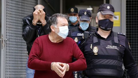 El narcoabogadoa de Vigo que fue detenido con un kilo de cocaína.