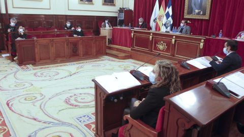 Pleno de Ferrol, en foto de archivo