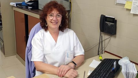 La fisioterapeuta Amparo García Alfaro, que trabaja en el Chuvi y ofrece una charla sobre cómo tratar el linfedema