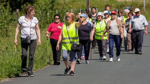 Caminata por la parroquia de Naraío, en la primavera de 2019