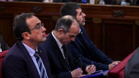 Rull, Turull y Sánchez, en el banquillo del Tribunal Supremo en el 2019