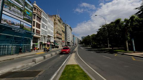 La transición de cuatro a dos carriles se hará justo después del giro hacia Juana de Vega, con el fin de evitar atascos en ese punto clave para el tráfico de la ciudad.