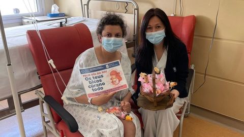 Celebración del Día de la Madre en el hospital de O Barco
