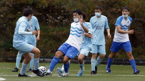 Partido entre el Cidade de Ribeira cadete y la EFM Boiro B