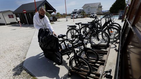 Las primeras bicis de Mariña EBike están disponibles en Atalaia Camper Park, en Foz