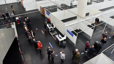 Vacunación masiva del covid-19 en Expocoruña