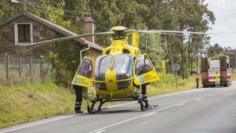 Helicóptero medicalizado. Imagen de archivo