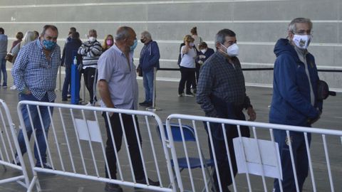 En el recinto ferial de Pontevedra está uno de los dos espacios de vacunación masiva contra el covid del área sanitaria