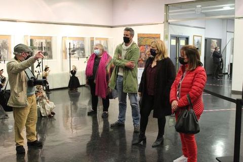 Exposición «Don Gaiferos polos camiños cara a Compostela», en el Gustavo Freire