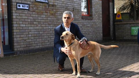 El alcalde de Londres, Sadiq Khan.