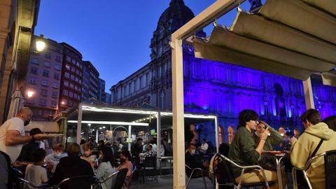 Plaza de María Pita, en A Coruña