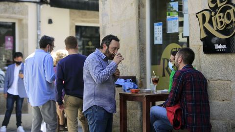 Ambiente en las calles de Lugo este sábado