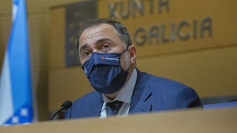 Comesaña, durante una comparecencia