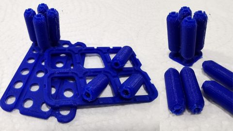 Vainas diseñadas y construidas con impresión 3D