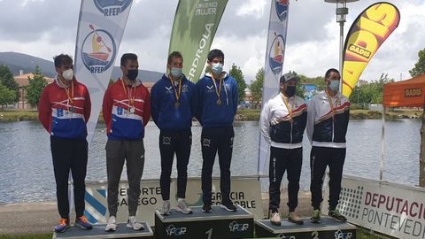 El k-2 valdeorrés fue segundo en el Campeonato de España de maratón, en Pontevedra, y se clasificaban las dos primeras embarcaciones por equipos para la cita de Moscú