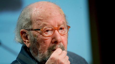 Fotografía de José Manuel Caballero Bonald, premio Cervantes 2012, tomada el 21 de febrero del 2017