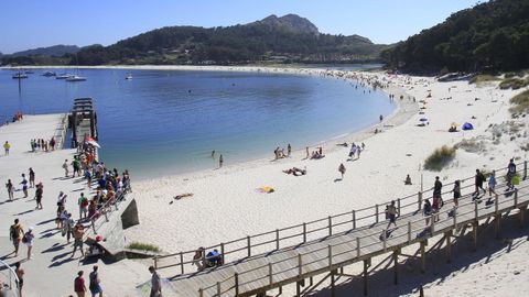 Playa de Rodas, en las Cíes
