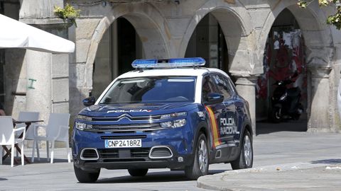 La Policía Nacional de Pontevedra detuvo al joven, de 20 años, con la ayuda de un guardia civil que estaba fuera de servicio