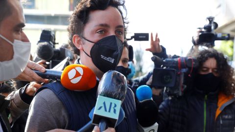 Francisco Nicolás Gómez, llegando este martes a la Audiencia Provincial de Madrid