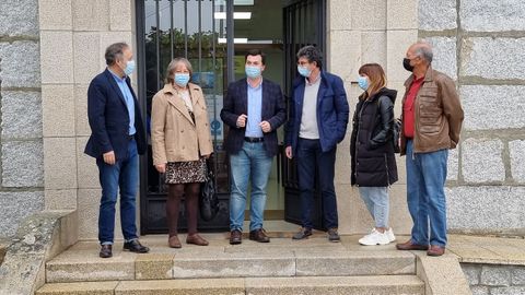 Gonzalo Caballero, secretario del PSdG-PSOE, visitó el Concello de Taboadela, que tiene alcalde socialista después de más de cuatro décadas de gobierno de la derecha