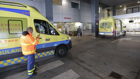 Acceso principal al servicio de Urgencias del Hospital Universitario A Coruña (Chuac)