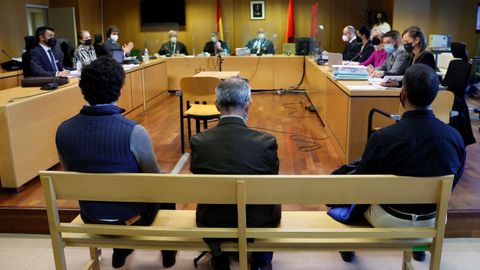 Francisco Nicolás Gómez, en el juzgado el miércoles