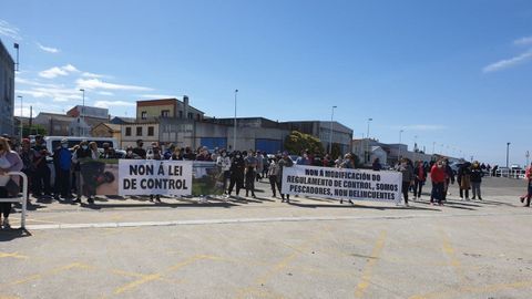 Otra escena de la protesta en Cabo de Cruz