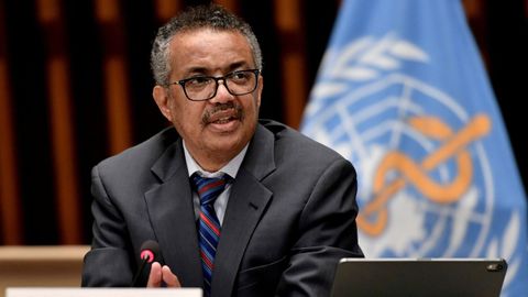El director general de la Organización Mundial de la Saldu, Tedros Adhanom Ghebreyesus