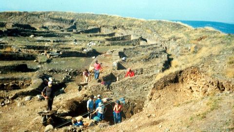 Excavaciones de los años ochenta, una década que destaca por la inauguración del museo