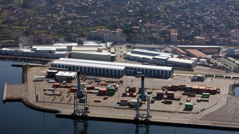 Vista exterior de la industria Gonvarri, especializada en la transformación de acero y aluminio