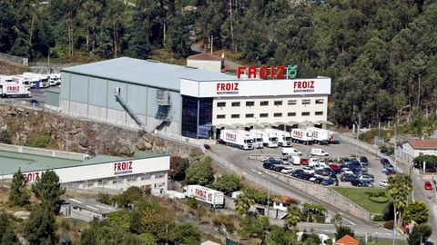 Las instalaciones de Froiz en Lourido (Poio), donde la empresa tiene su gran punto de referencia