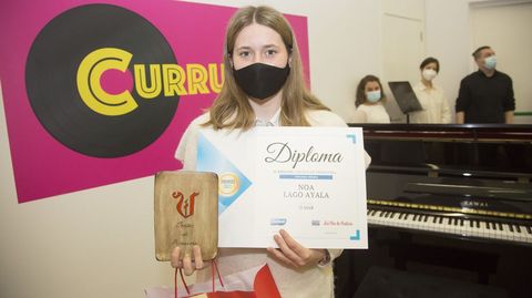Terceiro premio: Noa Lago Ayala, do Manuel Rial Mouzo de Cee