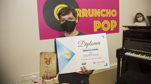 Octavo premio: Fiz Vicente Vidal, alumno de la EFA Fonteboa de Coristanco