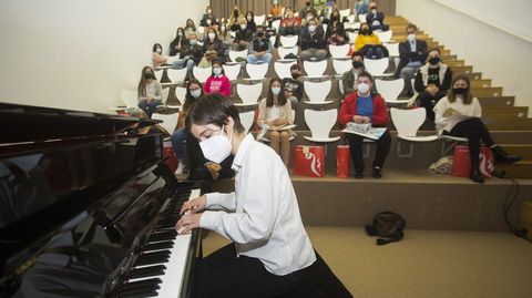 Alba Martínez, alumna do Conservatorio