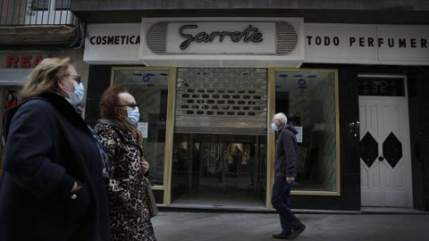 Cierre de Garrote en la calle Real de A Coruña
