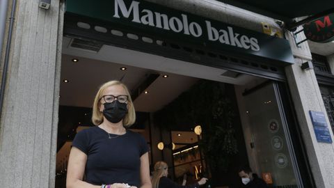 Begoña Riveiro, encargada de Manolo Bakes