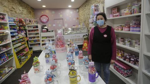 Tania Alján, empleada de la tienda de golosinas Parada Dulce