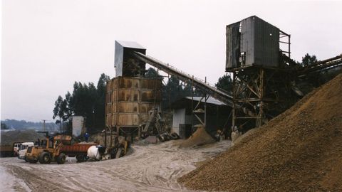 La cantera, en los años de máxima actividad