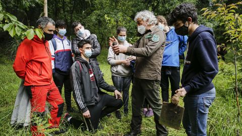 Además, pudieron aprender a reforestar