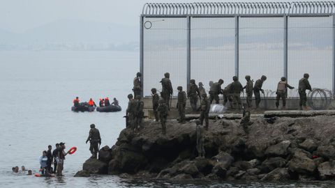 Imagen del mes de mayo en el espign del Tarajal