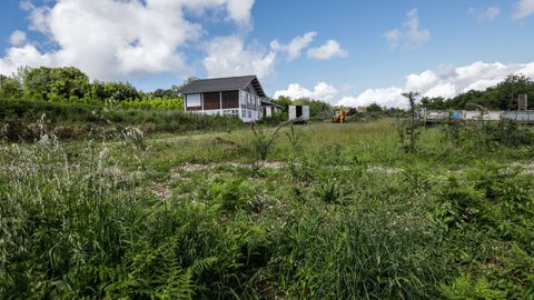En la parcela donde se proyecta la planta, la empresa cuenta con dos casas de madera y almacena maquinaria