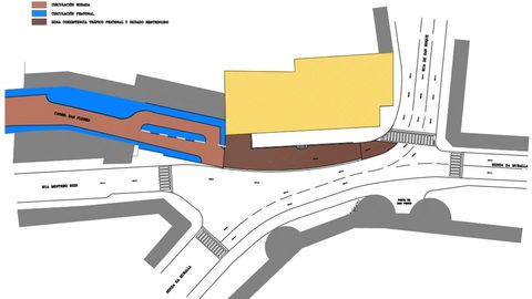 Proyecto de urbanización de la esquina de San Roque con la Ronda da Muralla