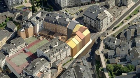 Proyecto de urbanización de la esquina de San Roque con la Ronda da Muralla
