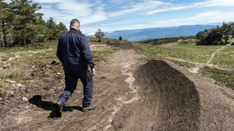 La puesta a punto de Manzaneda.Trabajos de acondicionamiento del bike park