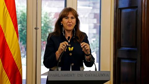La presidenta del Parlamento catalán, Laura Borràs, en una imagen de archivo